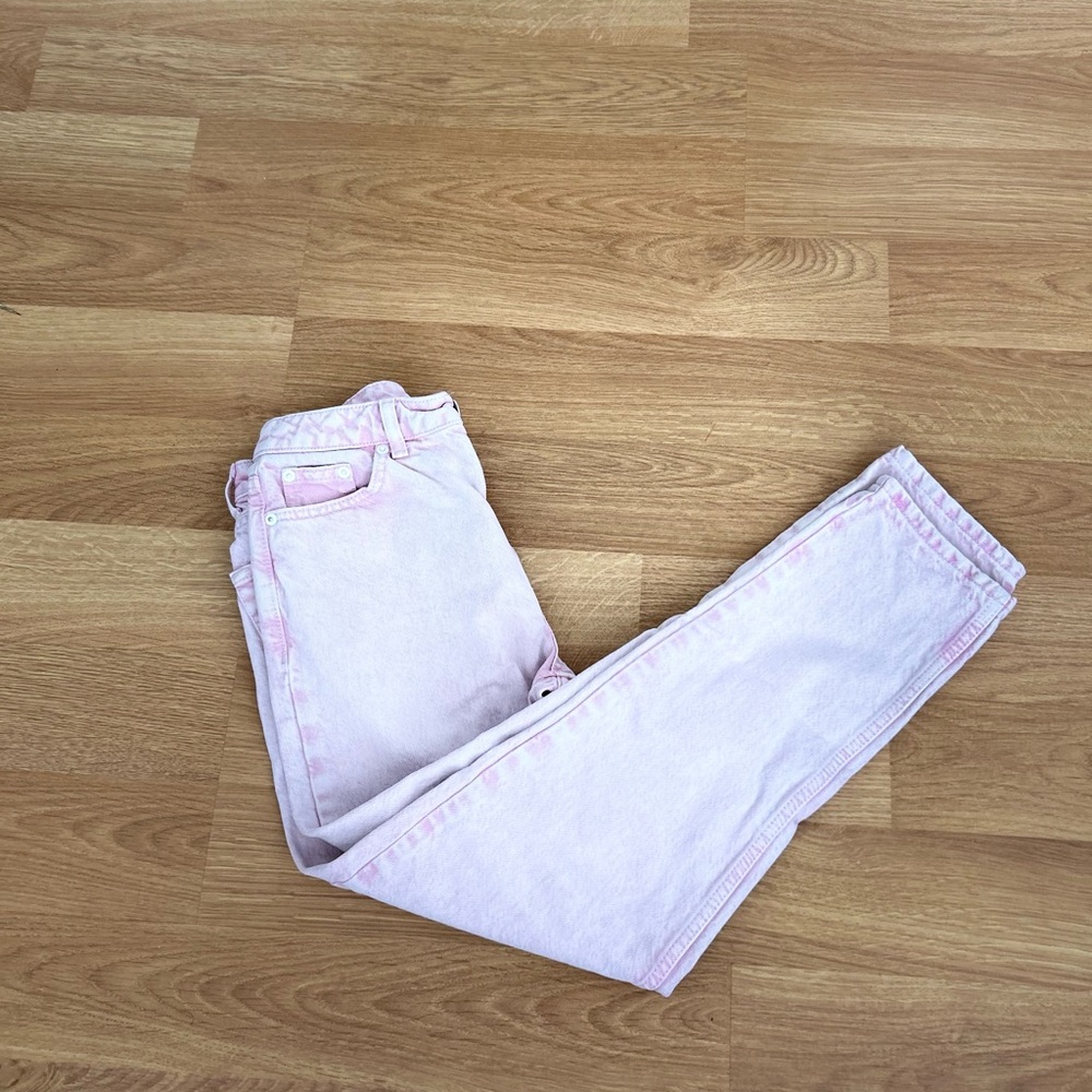 Topshop Light Pink mom Jeans
